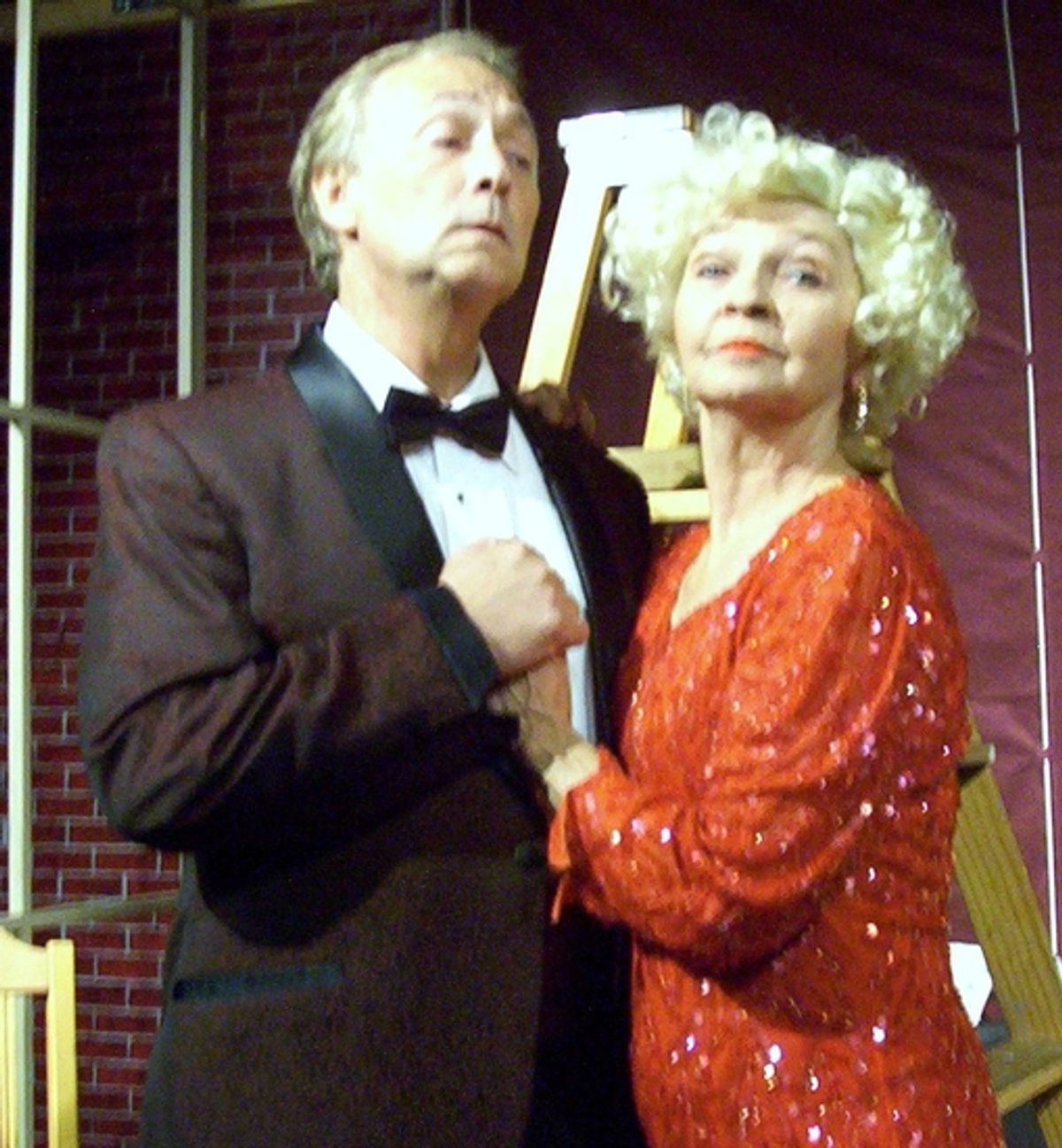 Charlie LeSueur as Chas Courtney and Noel Irick as Addie Starr at 